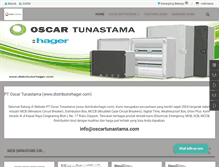 Tablet Screenshot of distributorhager.com